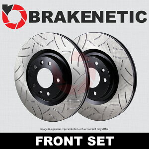 brake disc rotor ebc�u���[�LS9KF1308S9 [FRONT SET] BRAKENETIC PREMIUM GT SLOTTED Brake Disc Rotors 2WD BNP65104.GT�y���s�A���i�z