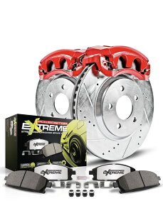 brake disc rotor Saab 9-2x 2005 2006 Z23 Evolution Sport Front�̂̃u���[�L POWER STOP Z26 STREET BRAKE UPGRADE KIT W/ POWDER COATED CALIPERS REAR RSX EP3�y���s�A���i�z