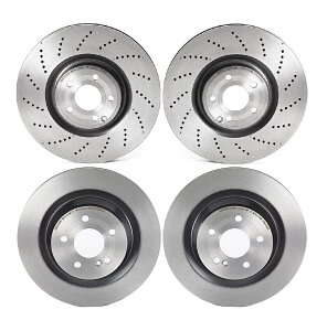 brake disc rotor 2010�N�N2011�NMKZ Front and Rear UV Coated Brake Disc Rotors Kit Brembo for Mercedes W218 CLS550�y���s�A���i�z