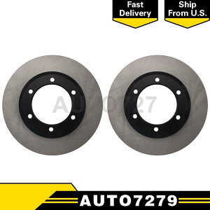 brake disc rotor tHNX[Q99-05 Centric Parts Front 2PCS Disc Brake Rotor For Freightliner FS65