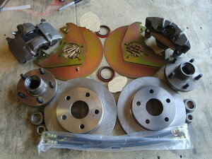 brake disc rotor 1973 1974 1975�t�H�[�h�}�[�x���b�N�t�����g�i5���O�j�f�B�X�N�u���[�L�t�B�b�g�I���W�E��14 �z�C�[�� 1973 1974 1975 FORD MAVERICK FRONT (5 LUG) DISC BRAKE FITS ORIG 14 WHEELS�y���s�A���i�z
