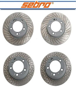 brake disc rotor |VF911 996̂߂ɃhCcōꂽ4̃Zuu[L[^[̃Zbg Set of 4 Sebro Brake Rotors 2-Front & 2-Rear Made in Germany For Porsche 911 996