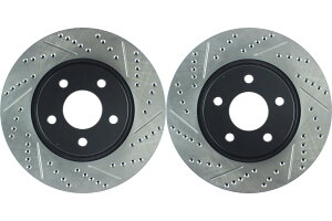 brake disc rotor ebcu[Lusr7521 Front PAIR Stoptech Disc Brake Rotor for 2006 Pontiac Pursuit (46920)