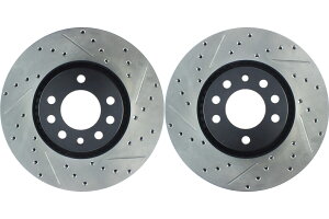 brake disc rotor ebcブレーキS2KF1059S2キットGreenStuff2000 Front PAIR Stoptech Disc Brake Rotor for 2000-2010 Saab 9-5 (46684)