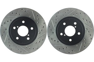 brake disc rotor 12-13tHNX[QStR08-09 R32 Front PAIR Stoptech Disc Brake Rotor for 1998-2002 Subaru Forester (46554)