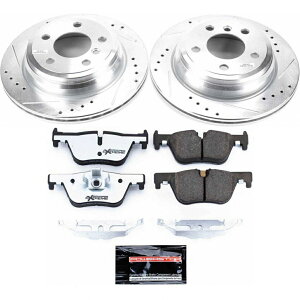 brake disc rotor sppubN_uh_uhXbgt300mmu[L[^[2004-09AEfBS4 Power Stop Brake Kit For BMW 428i xDrive Gran Coupe 2015 2016 Rear Z26 Street