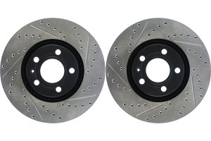 brake disc rotor 2002N2006ÑAEfBA4 Quattroi42324j̃tgyASTOPTECHfBXNu[L[^[ Front PAIR Stoptech Disc Brake Rotor for 2002-2006 Audi A4 Quattro (42324)