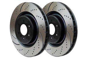 brake disc rotor �f�B�X�N�u���[�L�p�b�h�p�b�h�ƃL�b�g-x�t�����gebc�u���[�Ls20k1783 EBC GD7114 GD Sport Dimple Drilled & Slotted Brake Rotors - Front Set�y���s�A���i�z