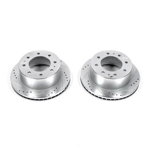 brake disc rotor 2004 2005 2006 Mitsubishi Montero Drill Slot Brake Rotors Disc Brake Rotor Set-Rear Drilled, Slotted and Zinc Plated Brake Rotor Pair Rear�y���s�A���i�z