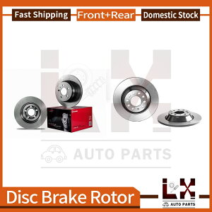 brake disc rotor frt�v���~�A���u���[�L���[�^�[���S125.22011 Front & Rear Brembo High Performance Coated OE Brake Rotors Set For A6 2006-2008