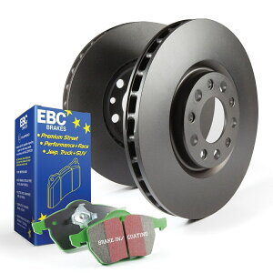 brake disc rotor �p���[crk2156Z17�t�����g�_�b�W�����p�̐i���u���[�L�L�b�g2500 EBC Brakes S11KR1118 S11 Kits Greenstuff 2000 and RK Rotors�y���s�A���i�z