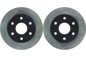 brake disc rotor if rjjgbvu[L[^[ + posiÂÂZ~bN Front PAIR Stoptech Disc Brake Rotor for 2007 GMC Sierra 1500 Classic (44617)