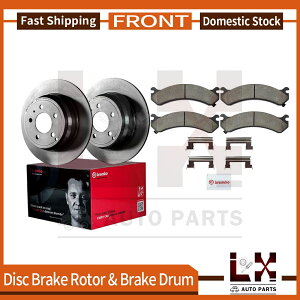 brake disc rotor ebc�u���[�LSGDR330X28D51RH VENTED 2-PC Front Brembo Brake Rotors & Ceramic Brake Pads Set Set For 99-04 GMC Sierra 2500