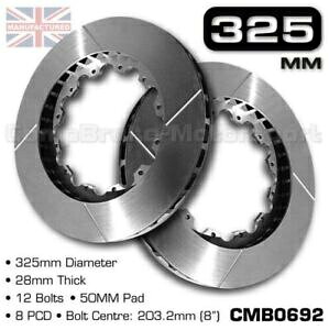 brake disc rotor ebc�u���[�LS20k1131S20 BRAKE DISCS / ROTORS 325MM X 28MM 12 BOLT (50MM PAD) 8 PCD CMB0692�y���s�A���i�z