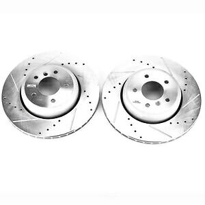 brake disc rotor 5.5 on 5.5 on 5.5 Power Stop for 08-10 BMW 535i Rear Evolution Drilled & Slotted Rotors - Pair - p�y���s�A���i�z