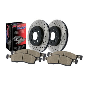 brake disc rotor �{���{C70�̂��߂�STOPTECH 2006-2013�Ԏ�w/�u���[�L���[�^�[�ƃu���[�L�p�b�h�̃t�����g StopTech For Volvo C70 2006-2013 Axle w/ Brake Rotor & Brake Pads Front�y���s�A���i�z