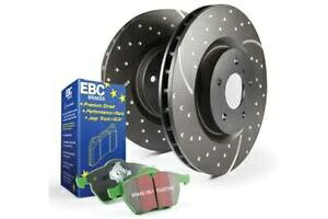 brake disc rotor BMW ActiveHybrid 3 2013 -2015�u���[�L���[�^�[�X�|�[�c EBC Brakes S3KF1166 S3 Kits Greenstuff 6000 and GD Rotors�y���s�A���i�z
