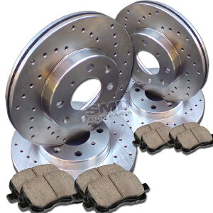 brake disc rotor Acura ILX 2013-2015 A0854 2001 2002 2003 2004 2005 1.7EL 1.7 EL DRILLED BRAKE ROTORS CERAMIC PAD F+R�y���s�A���i�z