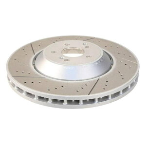 brake disc rotor [�t�����g+���A] Brakenetic Premium GT Slotted Brake Discortors BPRS88758 SHW for 18-21 Subaru WRX 2.5L Front Drilled-Slotted Lightweight Brake Rotor�y���s�A���i�z