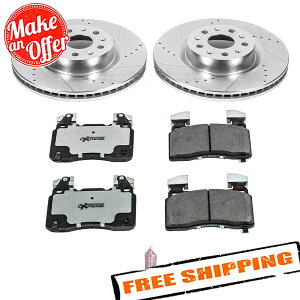 brake disc rotor f350 Power Stop K6998-26 1-Click Street Warrior Z26 Brake Kit for 16-19 Chevy Camaro�y���s�A���i�z