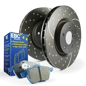 brake disc rotor EBC for Land Rover Range Rover Sport 2010-2014 Front Brake Kit S13 YellowStuff EBC S6 Kits Bluestuff Pads & GD Rotors
