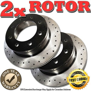 brake disc rotor RH1058tgv~AubNu[L[^[2007 F250 F350X[p[f[eB4WD SRW RH1058 FRONT Premium BLACK Brake Rotors FOR 2007 F250 F350 Super Duty 4WD SRW