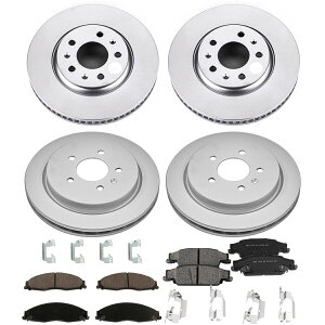 brake disc rotor Kit-092921-2319 Sure Stop 4-Wheel�Z�b�g�u���[�L�f�B�X�N�ƃp�b�h�L�b�g�̑O��̃L�b�g KIT-092921-2319 Sure Stop 4-Wheel Set Brake Disc and Pad Kits Front & Rear�y���s�A���i�z