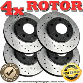 brake disc rotor RH1158フロント+リアブラックドリルドブレーキローター2014 2015 Accord V4 Ex-L RH1158 FRONT+REAR BLACK Drilled Brake Rotors FOR 2014 2015 Accord V4 EX EX-L
