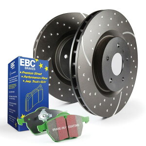 brake disc rotor EBCu[LS10KF1282 S10LbgGreenStuff 2000GD[^[ EBC Brakes S10KF1282 S10 Kits Greenstuff 2000 and GD Rotors