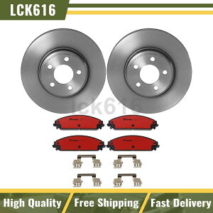 brake disc rotor tgu{u[LLbgZ~bNu[Lpbhƃ[^[2006-2017_bW[d Front Brembo Brake Kit Ceramic brake pads and rotors For 2006-2017 Dodge Charger