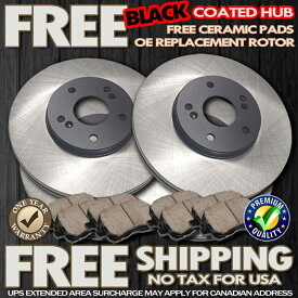 brake disc rotor O0270 FIT 2005 2006 2007 2008 Subaru Forester 2.5XSブラックブレーキローターパッドF+R O0270 FIT 2005 2006 2007 2008 Subaru Forester 2.5XS Black Brake Rotors Pads F+R