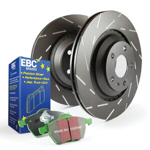 brake disc rotor EBC�u���[�LS2KF1146 S2 KITS GREENTUFF 2000�����USR���[�^�[�ɓK������04-13 C70 S40 V50 EBC Brakes S2KF1146 S2 Kits Greentuff 2000 and USR Rotors Fits 04-13 C70 S40 V50�y���s�A���i�z