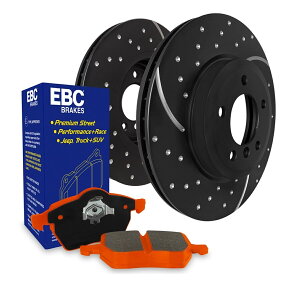 brake disc rotor EBCu[LS8KR1009 S8LbgIWXgtGD[^[ɓK EBC Brakes S8KR1009 S8 Kits Orangestuff and GD Rotors Fits 04 Sierra 1500