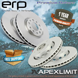brake disc rotor 2012-2015�̃t�����g�����A4�v���~�A���u���[�L���[�^�[�W�[�v�O�����h�`�F���L�[SRT8 Front & Rear 4 Premium Brake Rotors for 2012-2015 Jeep Grand Cherokee SRT8�y���s�A���i�z