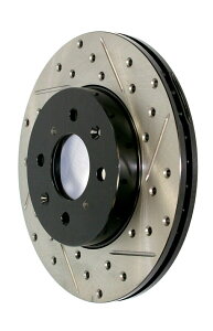 brake disc rotor STOPTECH 127.58010R SELECT SPORT SPORT Cross-drilled and Slotted Disc Brake Rotor StopTech 127.58010R Select Sport Cross-Drilled And Slotted Disc Brake Rotor�y���s�A���i�z