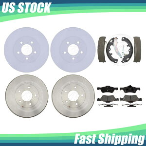 brake disc rotor 2008年から2012年のフォードエスケープコーティングブレーキローターセラミックパッドブレーキドラムと靴 For 2008-2012 Ford Escape Coated Brake Rotors Ceramic Pads Brake Drums & Shoes