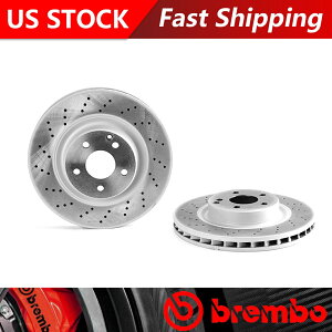 brake disc rotor 2003ÑZfXxcSL500tgR[eBOu[L[^[̃u{ Brembo for 2003 Mercedes-Benz SL500 Front Coated Brake Rotors