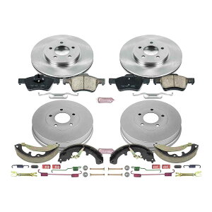 brake disc rotor p[Xgbvkoe15258dk Power Stop KOE15258DK 1-Click Daily Driver Pad/Rotor/Drum & Shoe Kits for ESCAPE