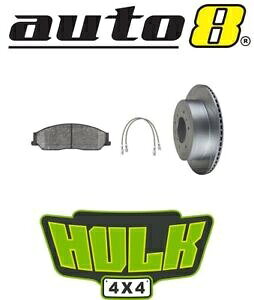 brake disc rotor nN4x4OHggMN 2.5LfB[[4D56 09-15̃tgu[LAbvO[hLbg Hulk 4x4 Front Brake Upgrade Kit for Mitsubishi Triton MN 2.5L Diesel 4D56 09-15