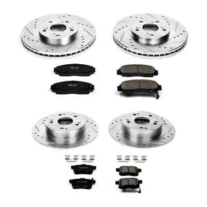brake disc rotor 09-10 ACURA TSX�t�����g�����AZ23�G�{�����[�V�����X�|�[�c�u���[�L�L�b�g�̃p���[�X�g�b�v PowerStop for 09-10 Acura TSX Front & Rear Z23 Evolution Sport Brake Kit�y���s�A���i�z