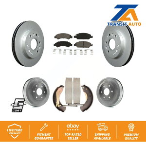 brake disc rotor V{[Vo[h1500p̃tgAR[eBOu[L[^[Z~bNpbhhLbg Front Rear Coated Brake Rotors Ceramic Pad Drum Kit For Chevrolet Silverado 1500