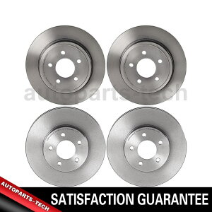 brake disc rotor フォードエスケープ2005?2008用の4xブレンボフロントリアディスクブレーキローター 4x Brembo Front Rear Disc Brake Rotor For Ford Escape 2005~2008