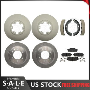 brake disc rotor 2002-2004�p�X�t�@�C���_�[�R�[�e�B���O���ꂽ�u���[�L���[�^�[�ƃZ���~�b�N�p�b�h�u���[�L�h�����ƌC Fits 2002-2004 Pathfinder Coated Brake Rotors & Ceramic Pads Brake Drums & Shoes�y���s�A���i