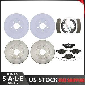 brake disc rotor 2007�}�[�L�����[�}���i�[�R�[�e�B���O�u���[�L���[�^�[�Z���~�b�N�p�b�h +�u���[�L�h�����ƌC Fits 2007 Mercury Mariner Coated Brake Rotors Ceramic Pads + Brake Drums & Shoes�y���s�A���i�z