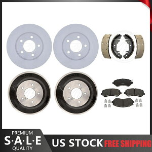 brake disc rotor 2005-2007NCX[^EJg[R[eBO[^[Z~bNpbhhV[Y Fits 2005-2007 Chrysler Town & Country Coated Rotors Ceramic Pads Drums & Shoes