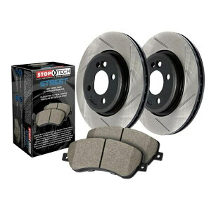 brake disc rotor ��~�e�b�N�X�g���[�g�A�N�X���p�b�N�u���[�L�L�b�g�A�h�����A���A-939.33567 Stoptech Street Axle Pack Brake Kit, Drilled, Rear - 939.33567�y���s�A���i�z