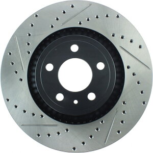 brake disc rotor tH[h}X^O2015-2020u[L[^[XbgXbg̏ȑ̃XgbvebN StopTech For Ford Mustang 2015-2020 Brake Rotor Slotted Front Passenger Side