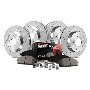 brake disc rotor �t�H�[�h�}�X�^���O����11-14�u���[�L�L�b�g�p���[�X�g�b�v1�N���b�NZ23�G�{�����[�V�����X�|�[�c�h���� For Ford Mustang 11-14 Brake Kit Power Stop 1-Click Z23 Evolution Sport Drilled
