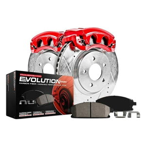 brake disc rotor ~jN[p[p07-10u[LLbgp[Xgbv1NbNZ23G{[VX|[ch For Mini Cooper 07-10 Brake Kit Power Stop 1-Click Z23 Evolution Sport Drilled &