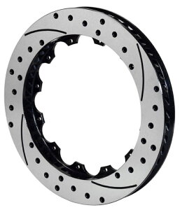 brake disc rotor Wilwood Rotor-SV-SRP72 Iron-RH-Blk-Drill 14.00 x 1.10-12ƌ݊܂ Wilwood Rotor-SV-SRP Compatible with 72 Iron-RH-BLK-Drill 14.00 X 1.10 - 12 On